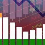 A graph showing the trend for foreign investors in India